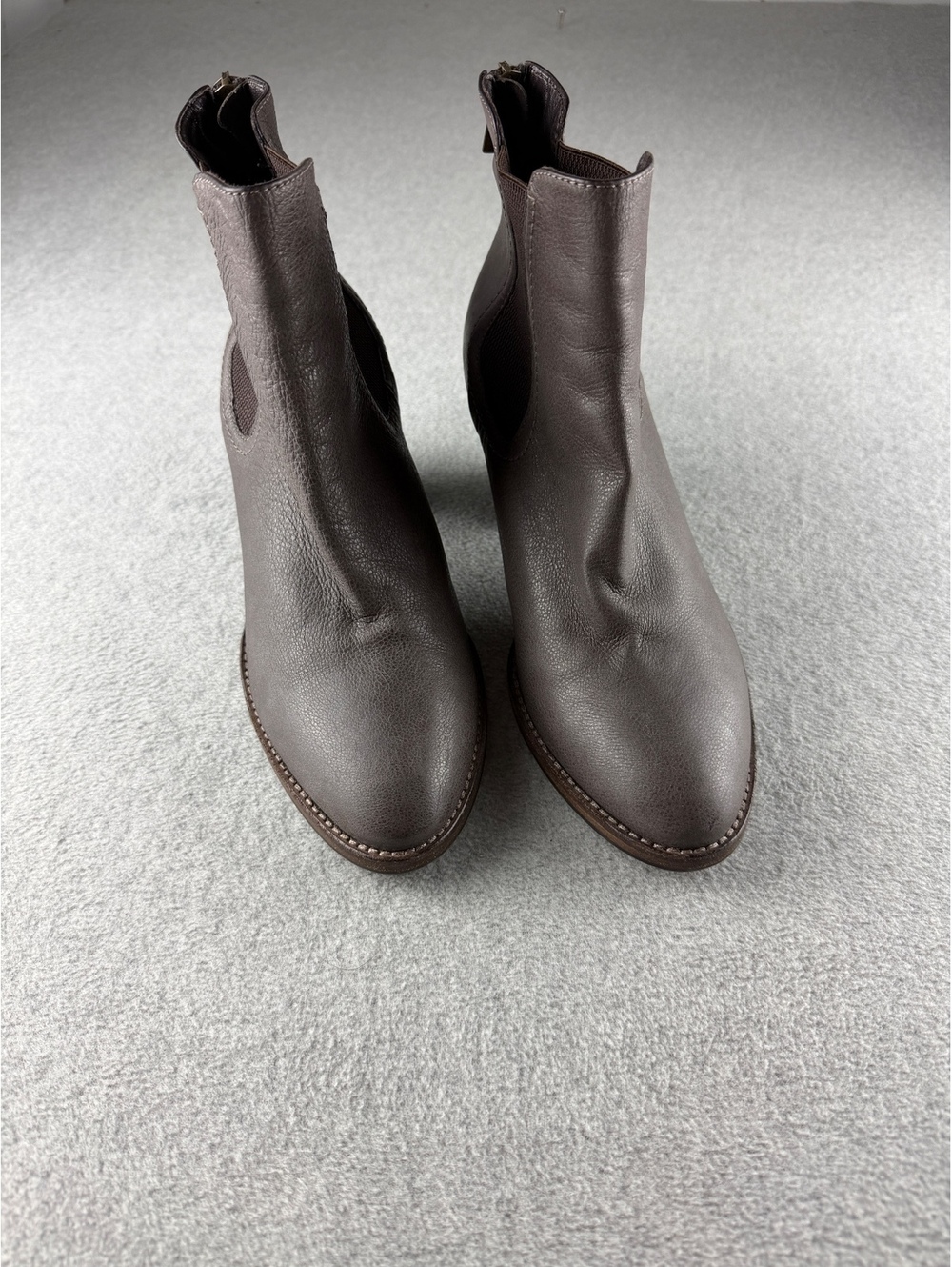 Aquatalia Women's Brown Leather Chelsea Boots Size 9.5